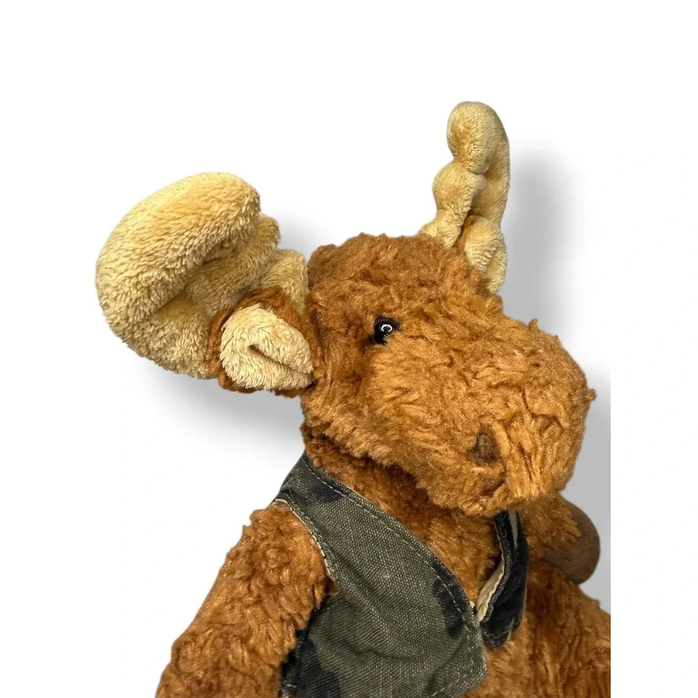 Douglas Cuddle Toys Moose with Vest 7736 Plush Stuffed Animal